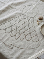 Silver-Tone Mesh Costume Body Chain with zinc-alloy details | BCN0200-01 | image 3