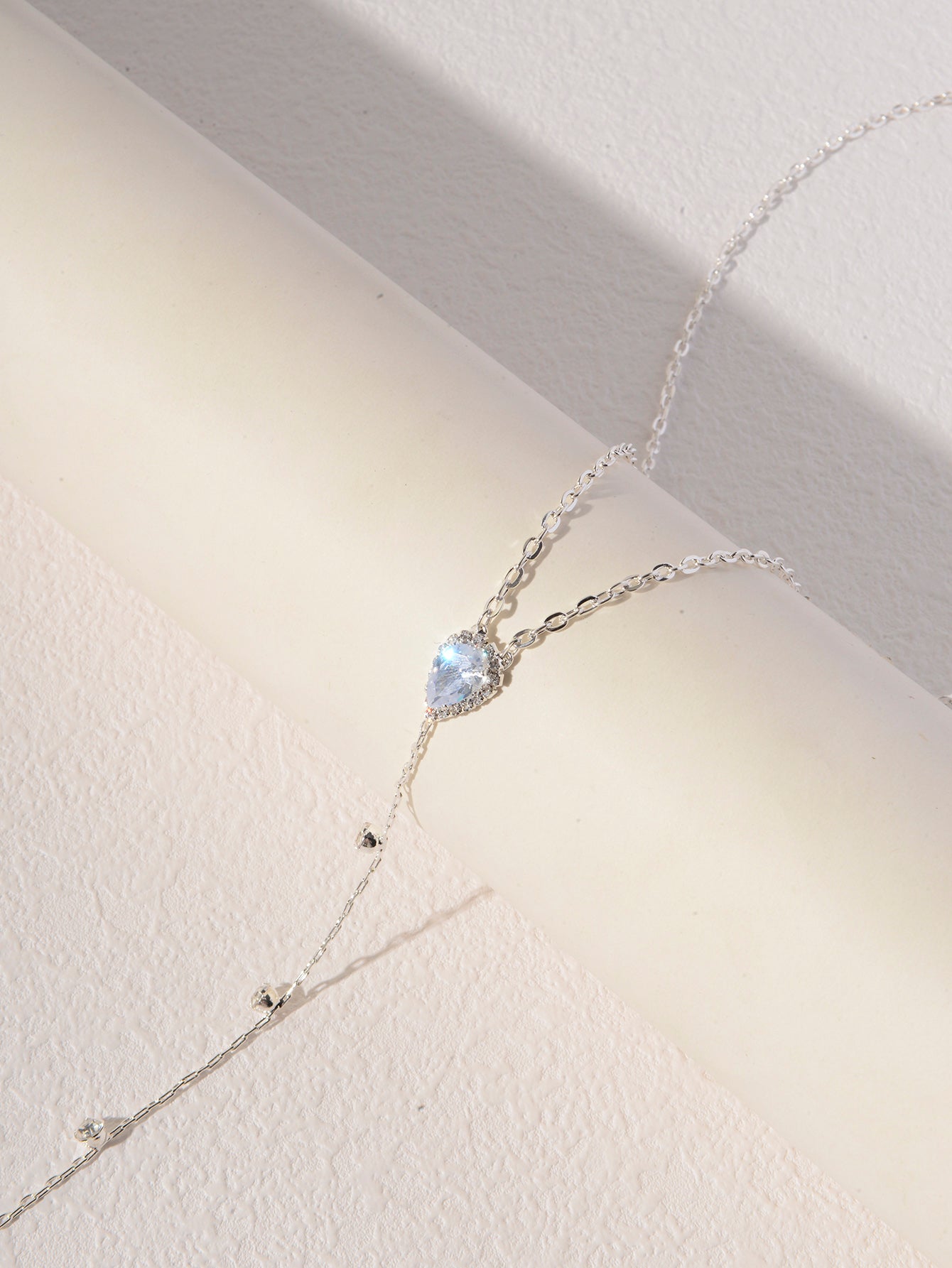 Silver-Tone Crystal Body Chain with zinc-alloy details | BCN0397-02 | image 3