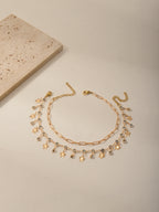 Crystal Butterfly Anklet Set with zinc alloy details | JL7386-01 | image 3