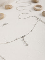 Silver-Tone Costume Body Chain with zinc-alloy details | BCN0202-01 | image 3