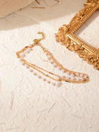 Triple-Layer Chain Anklet with zinc alloy details | JL7381-01 | image 4