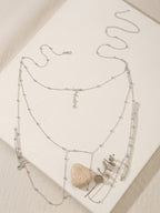 Silver-Tone Costume Body Chain with zinc-alloy details | BCN0202-01 | image 4
