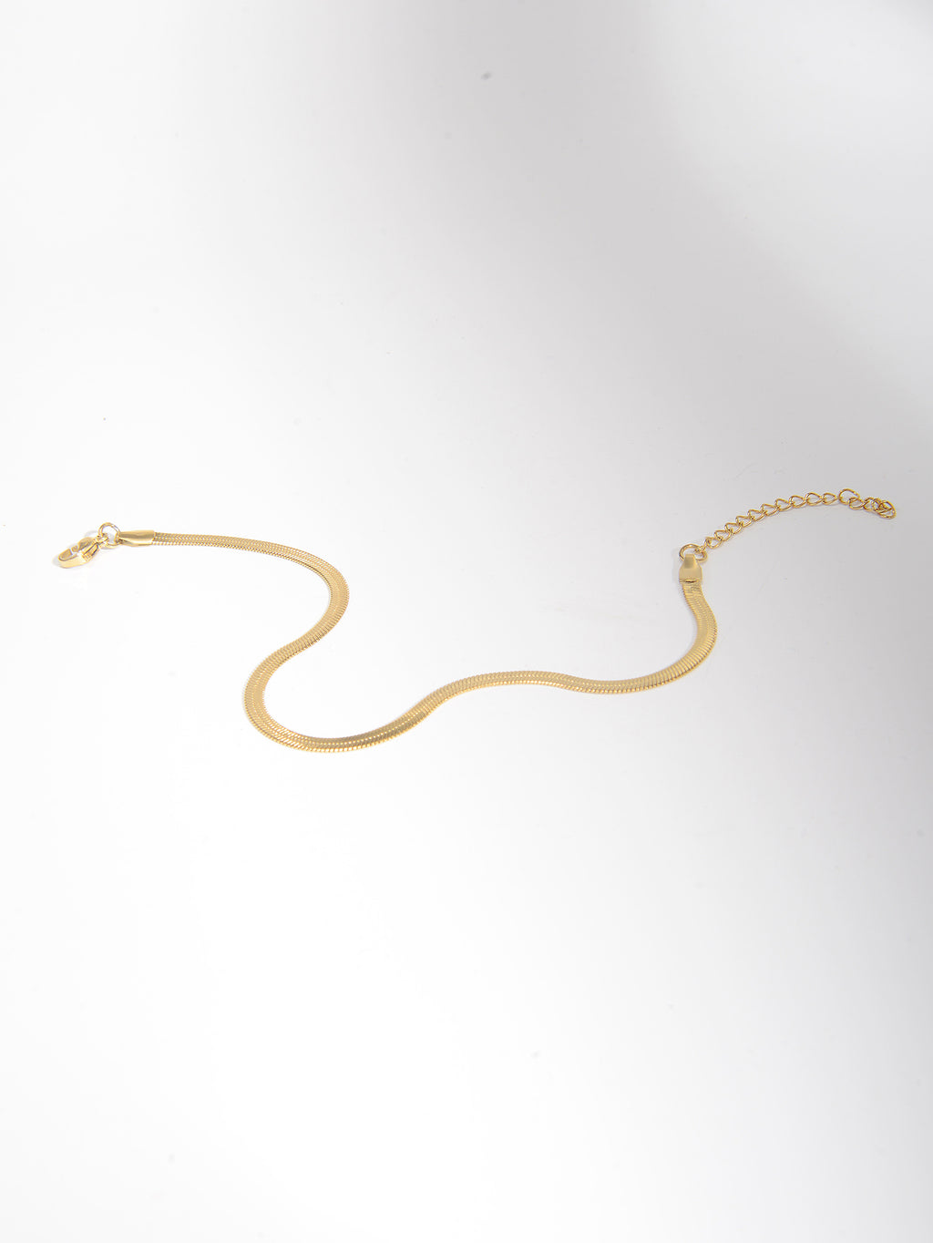 Stainless Steel Flat Chain Anklet with stainless steel details | JL7415-01 | image 4