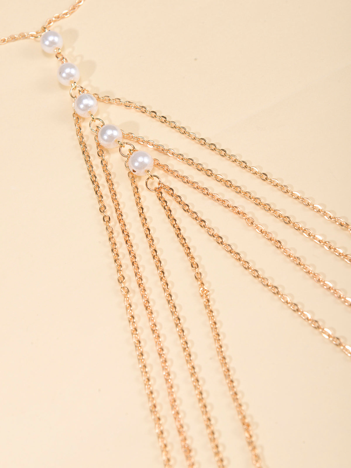 Gold-Tone Costume Body Chain with zinc-alloy details | BCN0203-01 | image 4