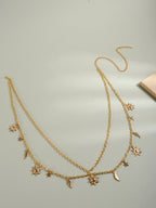 Gold-Tone Celestial Tassel Waist Chain with zinc-alloy details | BCN0248-01 | image 4