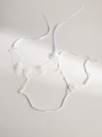 White Lace Garter Body Chain with polyester straps | BCN0755-01 | image 4