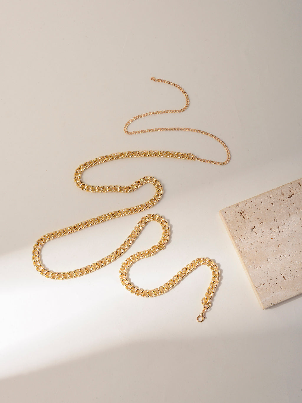 Gold-Tone Chunky Chain Waist Chain with zinc-alloy details | BCN0284-02 | image 4