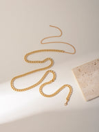 Gold-Tone Chunky Chain Waist Chain with zinc-alloy details | BCN0284-02 | image 4