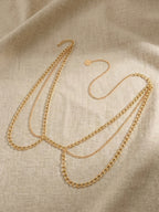Gold-Tone Chunky Tassel Waist Chain with zinc-alloy details | BCN0239-01 | image 4