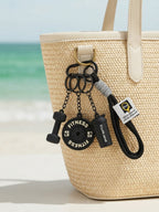 Mini barbell keychain with fitness theme | KCA085-09 | image 4