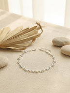 Starfish Faux Pearl Necklace with copper and zinc-alloy details | NA904-01 | image 4
