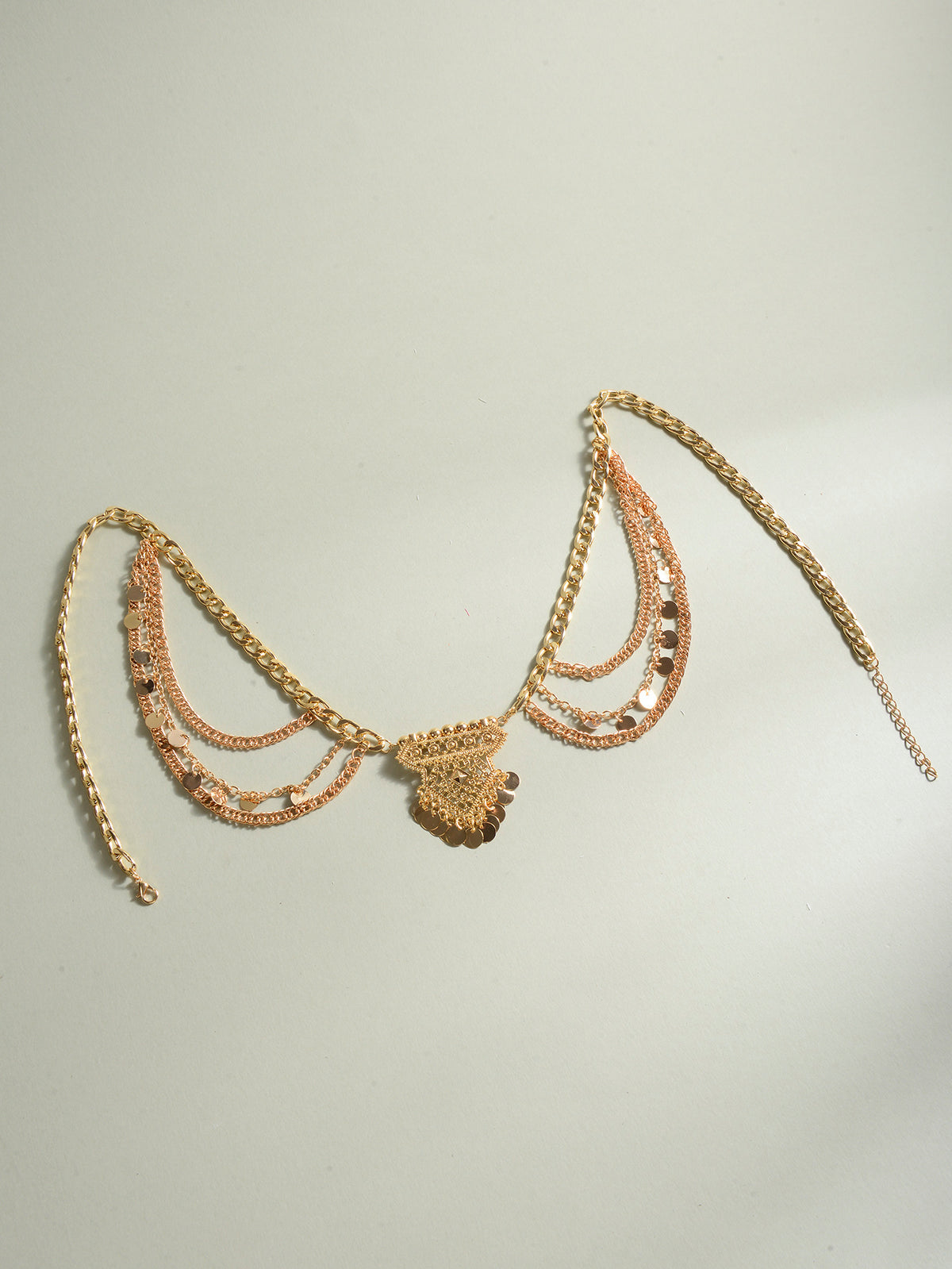 Gold-Tone Bohemian Waist Chain with zinc-alloy details | BCN0237-01 | image 4