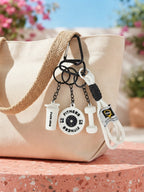 Mini barbell keychain with fitness theme | KCA085-07 | image 4