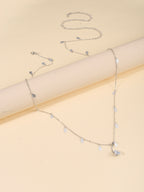 Silver-Tone Costume Body Chain with zinc-alloy details | BCN0207-01 | image 4