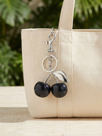 Black cherry keychain and bag charm | KCA084-03 | image 4