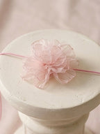 Pink Lace Flower Wrap Necklace with polyester fabric | NA637-01 | image 4