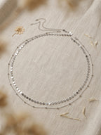 Silver-Tone Sequin Bead Waist Chain Set with stainless-steel details | BCN0826-01 | image 4
