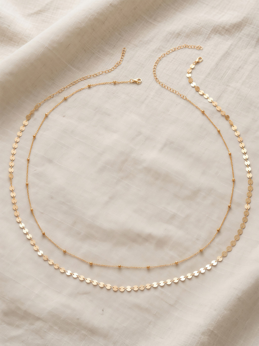 Gold-Tone Sequin Bead Waist Chain Set with iron details | BCN0826-02 | image 4