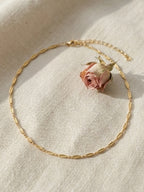 Gold-Tone Sparkle Pendant Necklace with zinc-alloy hardware | NA924-01 | image 4