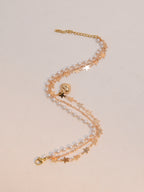 Faux Pearl Star Heart Anklet with zinc alloy details | JL7394-01 | image 4