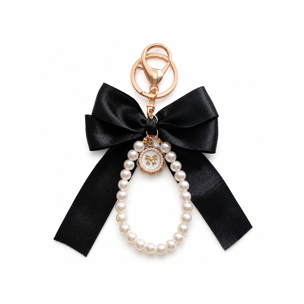 Pearl Bow Keychain KCA051-04 1