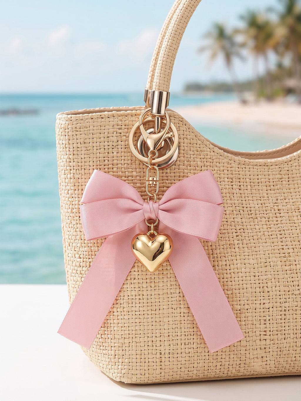 Pearl Bow Keychain KCA051-06 4