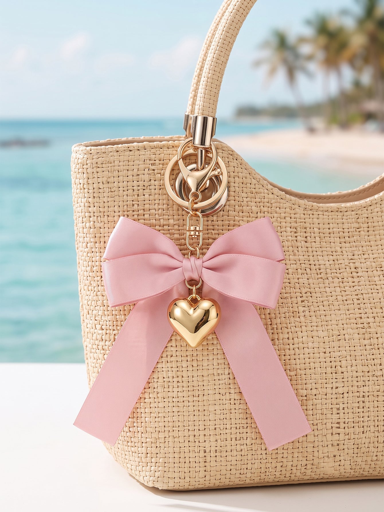Pearl Bow Keychain KCA051-06 4