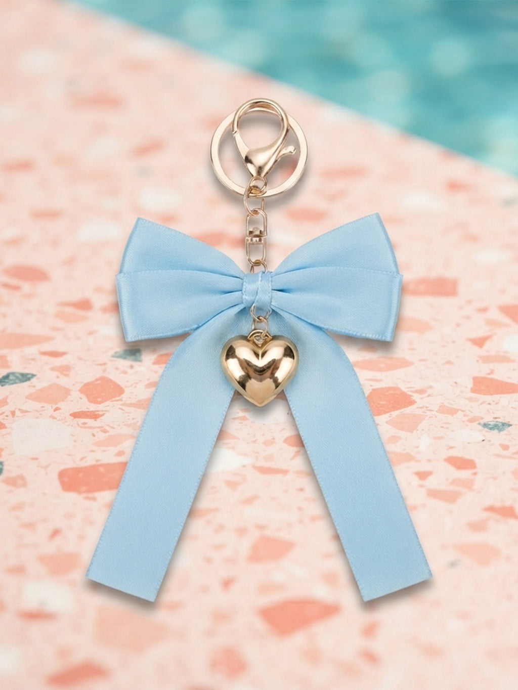 Pearl Bow Keychain KCA051-08 2