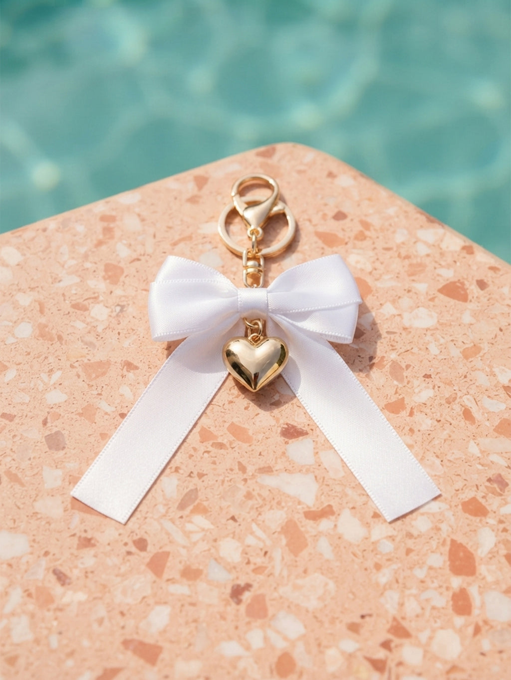 Pearl Bow Keychain KCA051-10 2