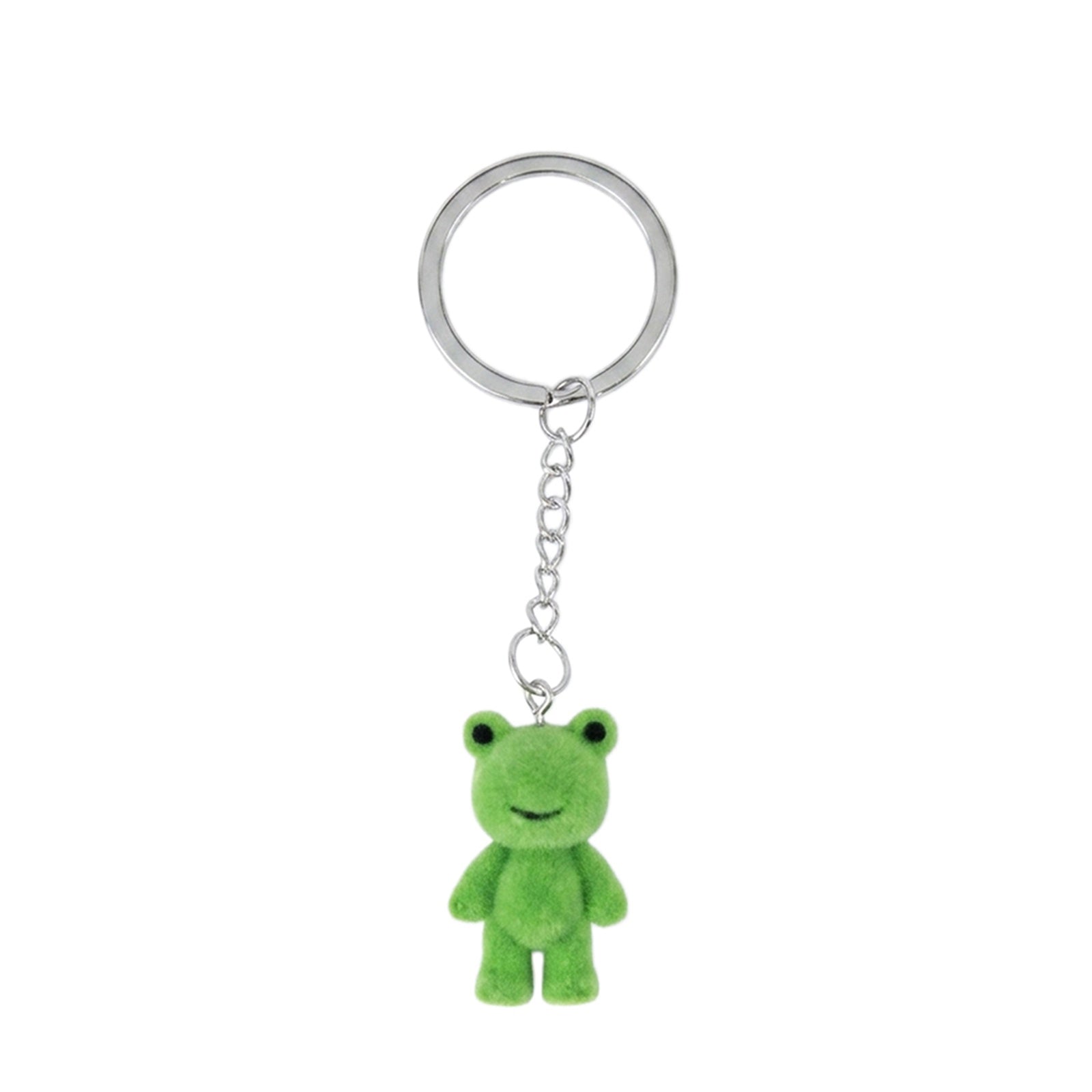 Mini green frog plush keychain and bag charm | KCA069-01 | image 1